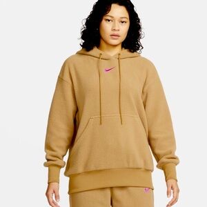 Nike Sherpa teddy plush hoodie